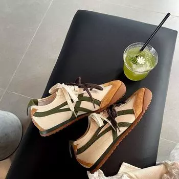 Классические ретро женские туфли на плоской подошве, женские новые кожаные универсальные туфли на мягкой подошве для спорта и отдыха, женские 35