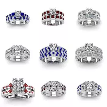 Классические роскошные мужские и женские кольца с бриллиантами – изысканные и стильные. 5