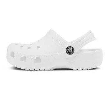 Классические сабо Crocs, белые (Дети) Детские кроссовки 206991-100 30-31