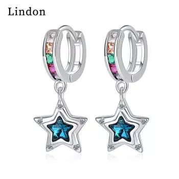 Классические серьги Lindon из медного сплава с цирконом, серьги-капли для женщин, подарки на свадьбу