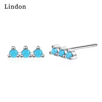 Классические серьги Lindon из медного сплава с цирконом, серьги-капли для женщин, подарки на свадьбу чёрный