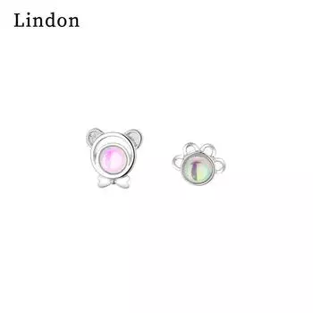 Классические серьги Lindon из медного сплава с цирконом, серьги-капли для женщин, подарки на свадьбу серебряный