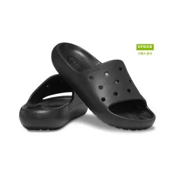 Классические шлепанцы Crocs Slide V2 Black 220