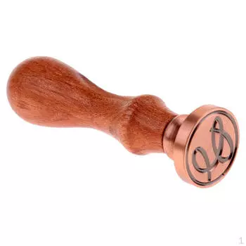 Классические штампы сургучом с буквами алфавита в стиле ретро, деревянные марки для свадьбы C