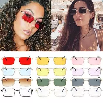 Классические солнцезащитные очки Oculos Lady Metal Women Steampunk Sunglasses UV400 2022 Горячая Распродажа Очки Унисекс Ретро Очки Винтажные Мужские Ювелирные Аксессуары White чёрный