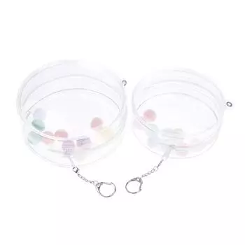 Классические сумки для хранения кукол Прозрачная уличная сумка с брелком для ключей Сумки для хранения таинственных кукол Пыленепроницаемые органайзеры A2