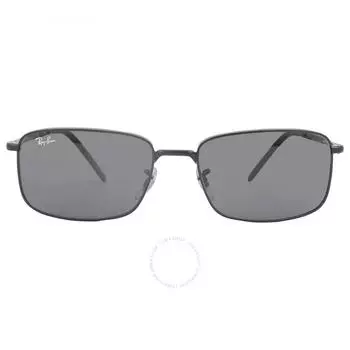 Классические темно-серые солнцезащитные очки унисекс Ray Ban RB3717 002 B1 57