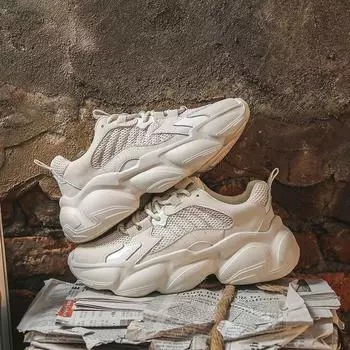 Классические туфли для папы, женские, новые, однотонные, на среднем каблуке, плоские туфли, резиновые, с круглым носком, со шнуровкой, кроссовки для бега 35