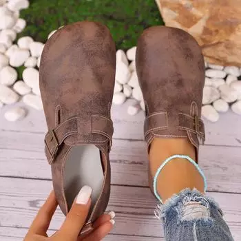 Классические туфли на плоской подошве, женские, новые модные, мягкие, повседневные, офисные, лоферы, удобные, на плоской подошве, женская обувь для женщин 36 чёрный