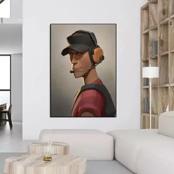 Классические видеоигры, абстрактные постеры и принты, пиро-лицо, холст, живопись, настенные художественные картины для современной семьи, спальни, домашний декор, без рамки 21*30cm