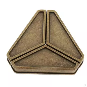 Классические золотые головоломки-ключи, головоломки, игрушки для детей, образовательные