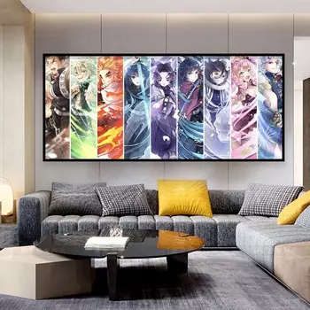 Классический аниме-плакат «Убийца дьяволов» Танджиро, студия печати, кофейня 20cm40cm NoFrame