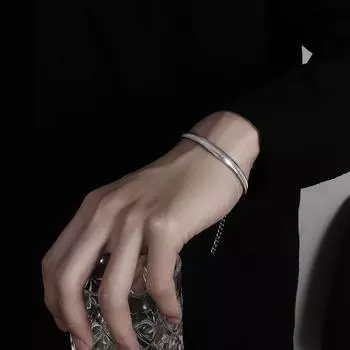 Классический браслет-цепочка в виде змеи, мужские ювелирные изделия, популярный браслет, мужские аксессуары для рук для подарка бойфренду, широкий браслет