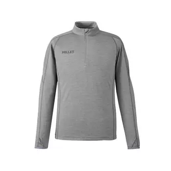 Классический Caster Wool II Zip с длинным рукавом MIV01978 Smoked Pearl XL [Millet] для мужчин (НОВЫЙ ЛОГОТИП)