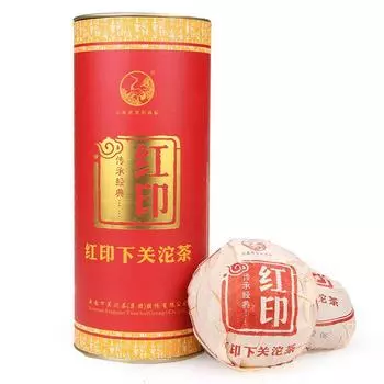 Классический чай Red Seal * Юньнань Сягуань ТуоЧа Пу Эр, 2014 г., сырой чай Туо Ча, банка 500 г