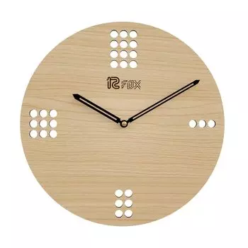Классический дизайн 12-дюймовые изготовленные вручную стильные элегантные аналоговые деревянные настенные часы для гостиной, холла, спальни, офиса, в подарок, кленовое дерево