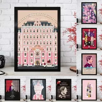 Классический фильм Будапештский отель, живопись, обои, постер 20cm40cm NoFrame