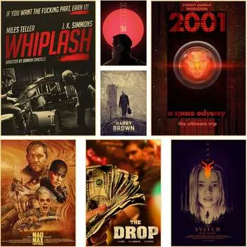 Классический фильм серии ретро постер Высокое качество крафт-бумага постеры с фильмами и принты настенные наклейки домашняя комната кафе художественная живопись 30x21cm