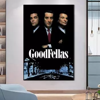 Классический фильм «Славные парни» с принтом, постер, холст, настенное искусство, абстрактная живопись, винтажная пленочная картина для гостиной, домашний декор, Cuadros 21x30cm No Framed