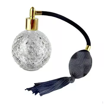 Классический герметичный стеклянный флакон-спрей для духов, дозатор для хранения, путешествий, Yellow Gray