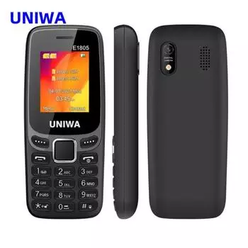 Классический GSM-телефон с клавиатурой чёрный