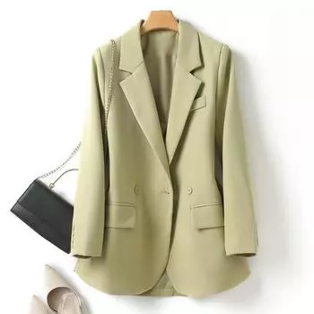 Классический и модный женский пиджак в британском стиле для весны и осени S
