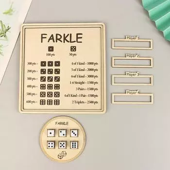 Классический игровой кубик деревянный прочный лоток для игральных кубиков для семейной игры с надежными краями