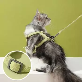 Классический комплект шлейки и поводка для домашних животных, маленькая шлейка для кошек с вышитыми ромашками и поводком для прогулок длиной 120 см для маленьких и средних собак, принадлежности для прогулок XS