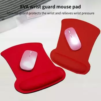 Классический коврик для мыши, противоскользящий, практичный, с медленным отскоком серый