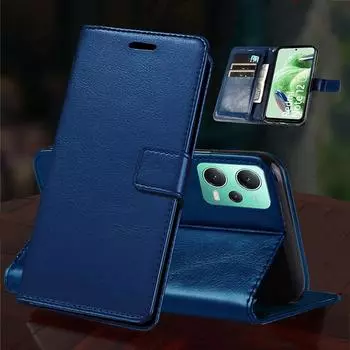 Классический кожаный чехол-книжка с подставкой для Xiaomi Redmi Note 12 11 10 Pro 12S 11S 10S 13C 12C 11A 10C 10A Poco M3 M4 X3 NFC X4 X5 Pro 5G 4G чехол-бумажник для книги For Xiaomi Poco M3 Pro чёрный