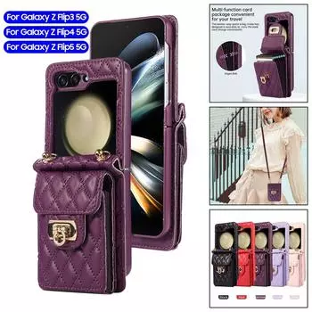 Классический кожаный чехол-кошелек для карточек для Samsung Galaxy Z Flip3 5G для Galaxy Z Flip4 5G для Galaxy Z Flip5 5G galaxy z flip 5