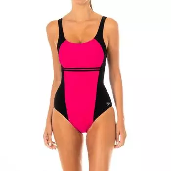 Классический купальник с круглым вырезом 46102 для женщин 42 разноцветный