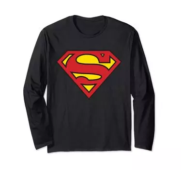Классический логотип DC Superman 01 с длинным рукавом + футболка