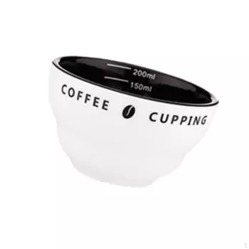 Классический набор керамических кофейных кружек inner white