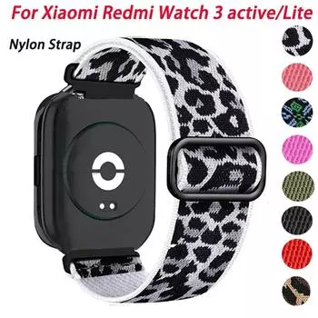 Классический нейлоновый ремешок для Xiaomi Redmi Watch 3 Active/Lite, эластичный сменный браслет Correa Belt для Redmi Watch 3 Lite Redmi Watch 3 Active
