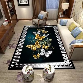 Классический новый китайский хрустальный бархатный ковер китайская гостиная спальня кабинет офис все покрыто большим ковром 40x60cm 16x24inch