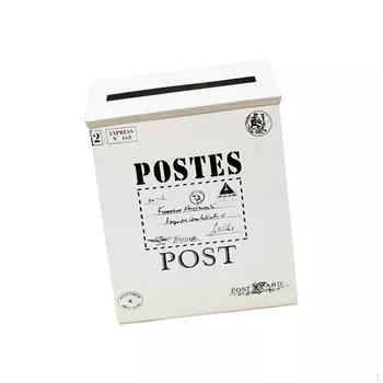 Классический почтовый ящик, уличный почтовый ящик, хранение писем, украшение сада Pink