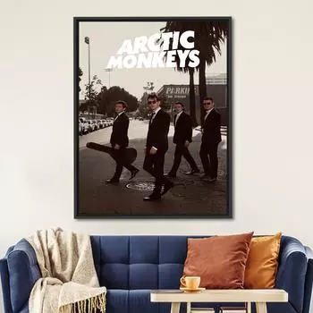 Классический постер с изображением арктических обезьян, настенный холст с принтом, модный альбом музыкальной группы, темная картина для гостиной, домашний декор, Cuadros 21x30cm No Framed