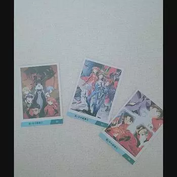 Классический постер с изображением карты Evangelion, полный комплект из 3 предметов
