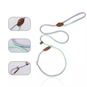 Классический поводок для собак Slip Lead, прочный поводок для собак P Chain, анти-удушающий, анти-тяговый и поводок для тренировок на свежем воздухе для маленьких, средних и больших собак S