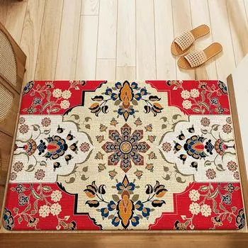 Классический простой бытовой коврик для пола Keni Velvet Door Mat Dust Removal Износостойкий, простой в уходе домашний коврик 50*80cm