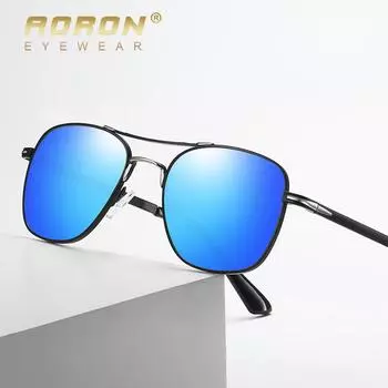 Классический простой дизайн, мужские поляризационные солнцезащитные очки, уличные аксессуары, UV400, антибликовые солнцезащитные очки для водителя, вождения