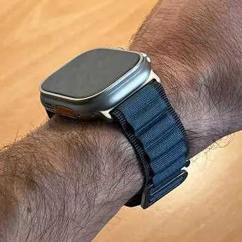 Классический ремешок Alpine Loop для Apple Watch Ultra Band 49 мм 45 мм 41 мм 44 мм 40 мм нейлоновый ремешок для часов браслет ремень Iwatch Series 9 3 5 SE 6 7 8 38mm 40mm 41mm