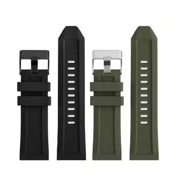 Классический ремешок для часов из силиконовой резины 24 мм 26 мм 28 мм для серии Diesel DZ4427 DZ4487 DZ4323 DZ4318 DZ4305, водонепроницаемый ремешок 26mm
