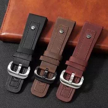 Классический ремешок для часов мужской из натуральной кожи для серии Sevenfriday p2b02 Q2 / 02 / P3 / T2 винтажный коричневый черный ремешок для часов 28 мм 28mm