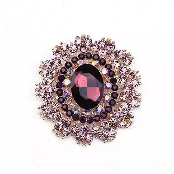 Классический ретро витраж большая брошь имитация хрусталя роскошный значок костюм платье аксессуары зелёный