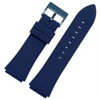 Классический силиконовый ремешок из нержавеющей стали с пряжкой, водонепроницаемый для мужчин, для Guess W0247G3 W0040G3 W0040G7 Series, сменный браслет, ремешок для часов 22mm