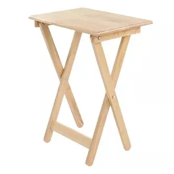 Классический складной поднос для ужина с телевизором и полкой для хранения, набор деревянных столиков для закусок