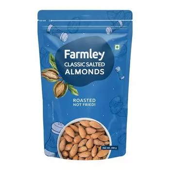 Классический соленый Миндаль (200 г), Classic Salted Almonds, Farmley