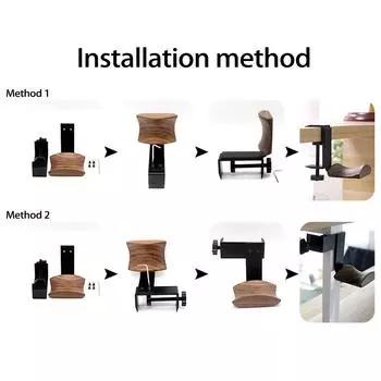 Классический solid wood наушники гарнитура стенд держатель наушников вешалка для гарнитуры дисплей для всех размеров наушников 2 чёрный